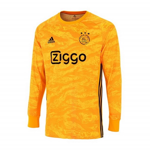 Camiseta Ajax 1ª Kit ML Portero 2019 2020 Amarillo